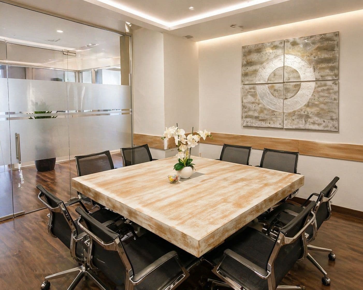 Sala de reuniones del despacho Navarrete